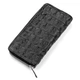 Кошелек-клатч CROCODILE LEATHER 18012 из натуральной кожи крокодила Черный - изображение 2