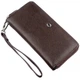 Жіночий шкіряний гаманець-клатч 9х18,5 см ST Leather Коричневий (2000001556146) - зображення 1