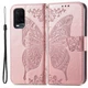 Чехол UniCase Butterfly Pattern для OPPO A54 - Rose Gold - изображение 2