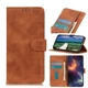 Чохол-книжка з застібкою KHAZNEH Retro Wallet для Samsung Galaxy S22 Ultra - Brown - зображення 1