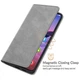 Чохол Deexe Core Wallet для ZTE Blade V2020 Smart - Grey - зображення 6