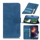 Чехол-книжка с застежкой KHAZNEH Retro Wallet для Samsung Galaxy S22 Ultra - Blue - изображение 1