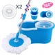 Швабра ледарка Spin Mop 360 з турбо віджимом і відром спин моп з металевим кошиком центрифугою - зображення 7