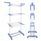 Универсальная складная напольная сушилка для вещей на колесах Garment Rack With Wheels - изображение 1