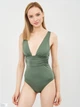 Купальник суцільний жіночий H&M 204-8117771 50 Зелений (hm01006747098) - зображення 1