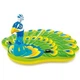 Надувной развивающий игровой водный центр плотик Павлин Intex большой надувной матрас Интекс плот для детей и для взрослых 193 х 163 х 94 см TB 57250 - изображение 3