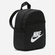 Рюкзак женский спортивный тканевый 6 л Nike W Nsw Futura 365 Mini Bkpk CW9301-010 Черный (194956623380) - изображение 2