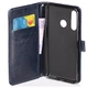 Чехол Idewei для Doogee Y9 Plus книжка кожа PU с визитницей синий - изображение 4