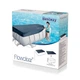 Защитный тент покрытие для каркасного бассейна Bestway Pool Covers ПВХ 412х201 см Черный (IP-167108) - изображение 3