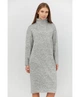 Платье вязаное Knitwear Миди S Серый меланж - изображение 1