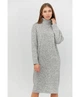 Платье вязаное Knitwear Миди S Серый меланж - изображение 2