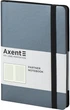 Записная книга Axent Partner Soft 125х195 мм в клетку 96 листов Серебристо-синяя (8206-14-A) - изображение 1