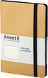 Записная книга Axent Partner Soft 125х195 мм в точку 96 листов Золотистая (8312-35-A) - изображение 2