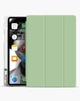 Силиконовый чехол обложка Transparent + Pencil Holder BBM1 для iPad Air 4 10.9" 2020 Зеленый Оливковый - изображение 7