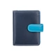 Голубой кошелек женский Visconti RB40 BLUE M Bali c RFID (Blue Multi) - изображение 4