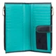 Жіночий шкіряний гаманець Visconti CD23 Jade (Black Aqua) - зображення 2