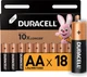 Baterie alkaliczne Duracell AA (LR06) MN1500 18 szt. (5000394107519) - obraz 1