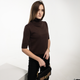Кофта RI collection з горлом та коротким рукавом XL Шоколад - изображение 2