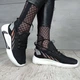 Женские кроссовки Violeta Wonex A37-1BK Черные (39) - изображение 3