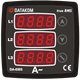 Амперметр DATAKOM DA-0303, 170-275V питание, 3 фазы, 72x72мм, 3 дисплея - изображение 1