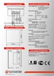 Мультиметр DATAKOM DM-0101, 1 фаза, 72x72mm - изображение 5