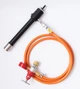 Газовий пальник з кульовим краном 1/4" зі шлангом та регулятором тиску PET002 - зображення 1