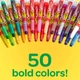 Набір різнокольорових олівців Crayola Twistables Crayons 50 шт - зображення 5