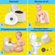 Наклейки для приучения к горшку PiPiStickers 5 шт (Машинки и Звери) - изображение 3