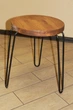 Круглый табурет в стиле лофт W&M LOFT КАСПИЙ GKE-B-14 350х350х470 - изображение 2