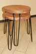 Круглый табурет в стиле лофт W&M LOFT КАСПИЙ GKE-B-14 350х350х470 - изображение 3
