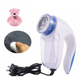 Машинка для удаления катышков Lint Remover от сети 220В Бело-голубая - изображение 5