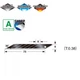 Леза TAJIMA сегментні Premium 9мм Acute Angle Razar Black Blades кут нахилу 30°, 10 шт. (CB39RB) - зображення 1