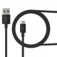 Дата кабель USB 2.0 AM to Type-C 1.2m black Piko (1283126489174) - зображення 1