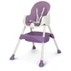Стульчик для кормления Bambi M 4136-2 Plum чехол экокожа, устойчивый, складной, корзина для игрушек - изображение 4
