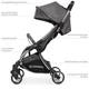 Коляска дитяча ME 1059 MILLY Midnight Black (ME 1059 Midnight Black) - зображення 3