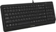 Клавіатура дротова A4Tech Fstyler FK15 Black USB - зображення 4
