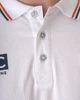 Поло чоловіче E-BOUND (147899-OPTICAL WHITE-white/21) Білий S - изображение 3