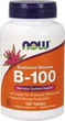 Дієтична добавка Now Foods B-100 повільного вивільнення 100 таблеток (733739004390) - зображення 1