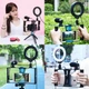 Набор блогера Puluz 4in1 (ring light, mount, phone holder, microphone) (PKT3025L) - изображение 8