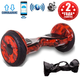Гіроборд TaoTao Smart Balance 10.5" (Червоне полум'я) 2021 Самобаланс, сумка, колонка, додаток - зображення 1