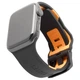 UAG Civilian Silicone Watch Strap для Apple Watch 38/40/41mm (OEM) - black/orange - зображення 1