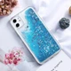 Чохол Glitter для Iphone 11 бампер рідкий блиск Синій Без бренду - зображення 2