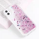 Чехол Glitter для Iphone 11 бампер жидкий блеск Сердце Розовый - изображение 1