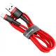 Кабель Baseus Cafule USB-Lightning, 1м Red-Red (CALKLF-B09) - изображение 3