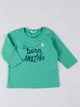 Лонгслив с надписью Benetton BENJ120319-4 50 cm (5519150cm) Зеленый - изображение 1