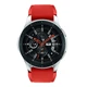 Силиконовый ремешок Watchbands для Samsung Galaxy Watch 46mm Silver / Samsung Gear S3 - красный (WB001RED46) - изображение 4