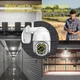 IP Wi-Fi Камера видеонаблюдения, Yoosee, Модель PTZ-LED26, Уличная, Беспроводная, Влагозащита IP66 - изображение 7