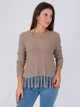 Свитер с бахромой Sarah Chole 1778SM5714 S (43400S) Бежевый - изображение 1