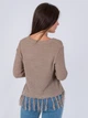Свитер с бахромой Sarah Chole 1778SM5714 S (43400S) Бежевый - изображение 2
