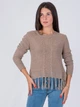 Свитер с бахромой Sarah Chole 1778SM5714 S (43400S) Бежевый - изображение 3